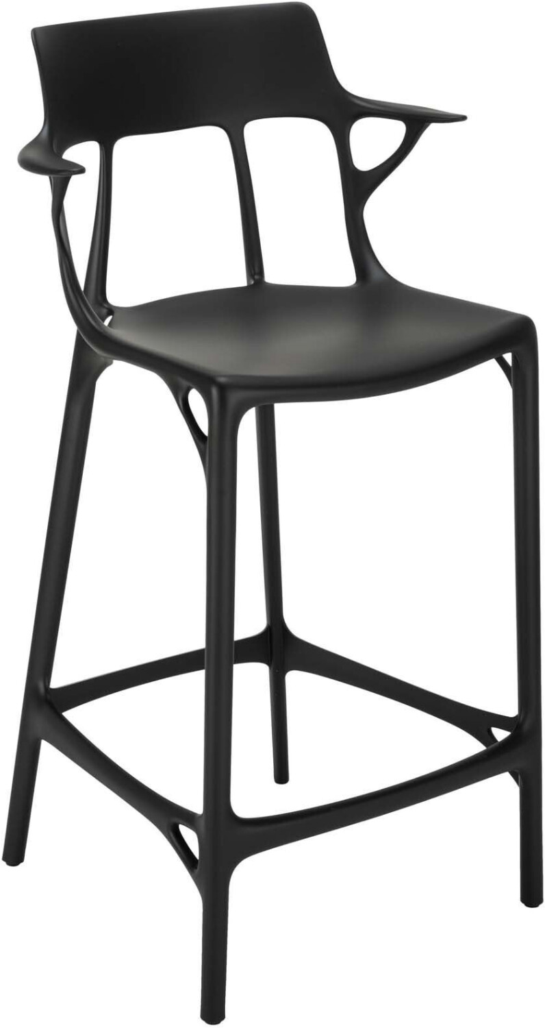Kartell AI bar stool 65cm black black 55x99x49cm