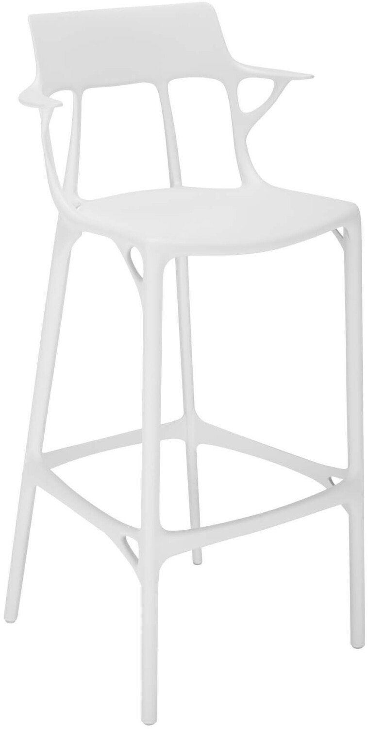 Kartell AI bar stool 75cm white white 55x108x49cm