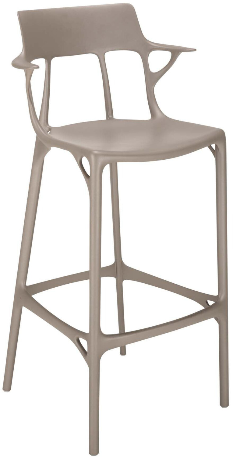 Kartell AI bar stool 75cm gray gray 55x108x49cm