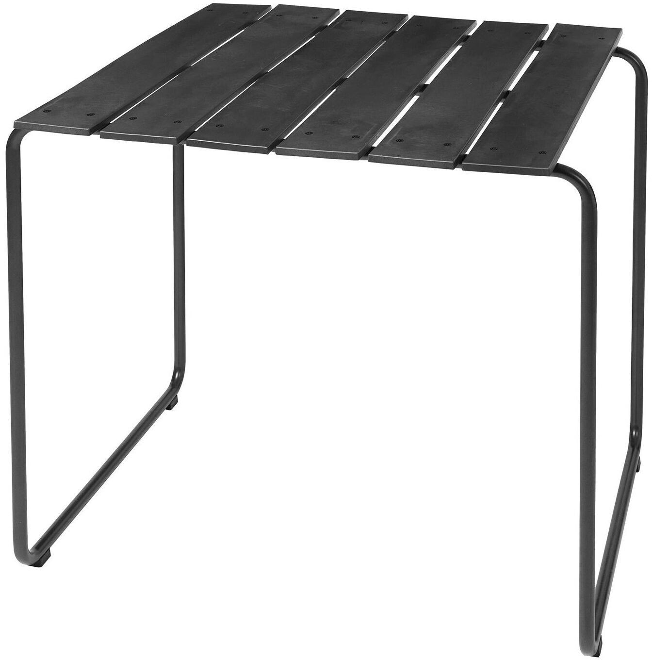 mater design Ocean table 70x70x74cm black plastic black steel 70x74x70cm