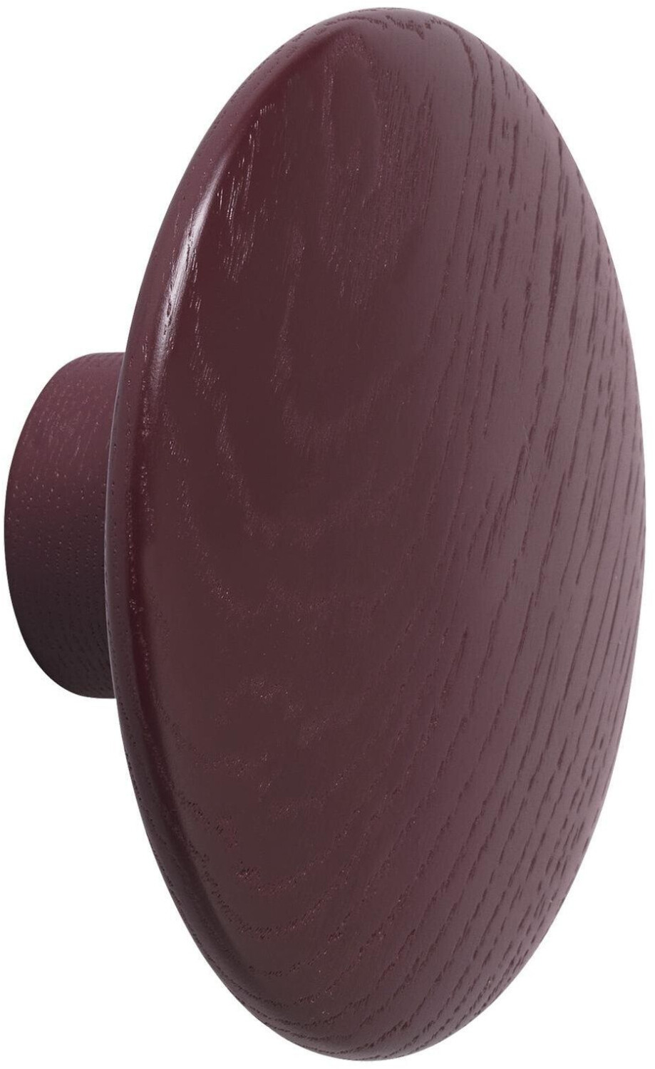 Muuto The Dots coat hook M burgundy matt Ø 13cm burgundy