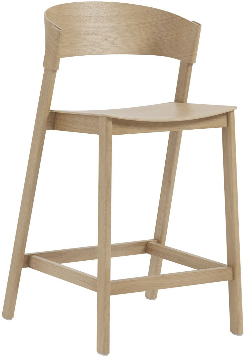 Muuto Cover bar stool 96 oak lacquered oak 50x96x55cm