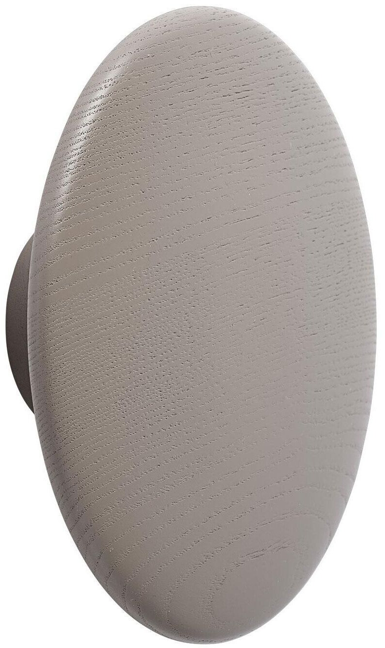 Muuto The Dots coat hook L taupe matt Ø 17cm taupe