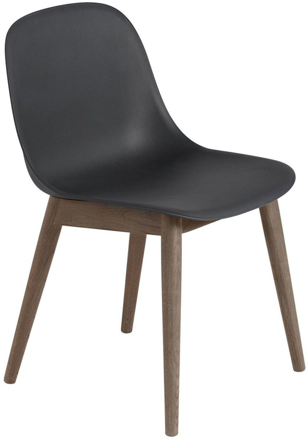 Muuto Fiber Chair Oak Recycled black black oak 49.5x77x53cm