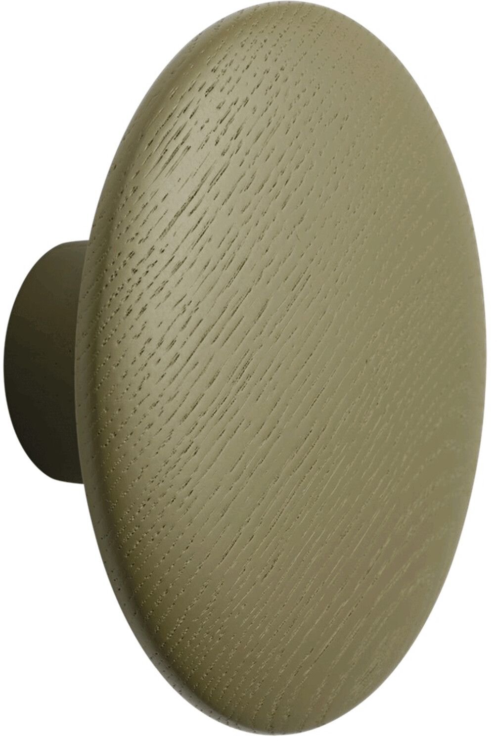 Muuto The Dots coat hook M Ø 13cm brown-green matt