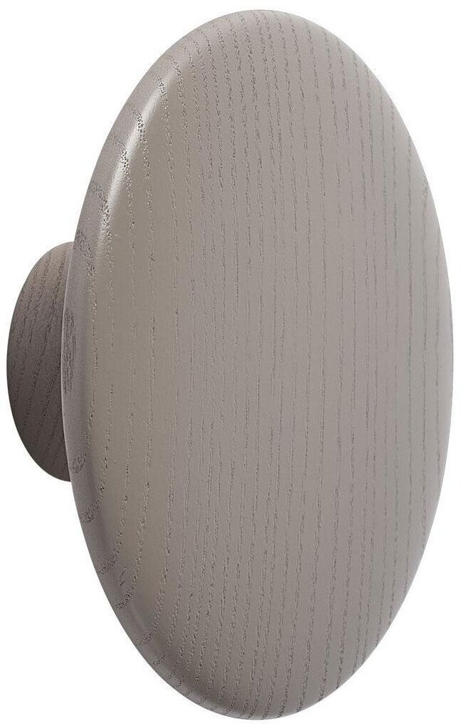 Muuto The Dots coat hook M taupe matt Ø 13cm taupe