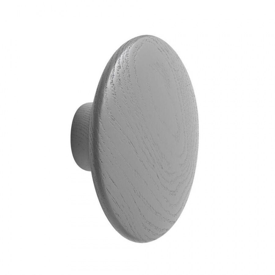Muuto The Dots coat hook M gray matt Ø 13cm gray