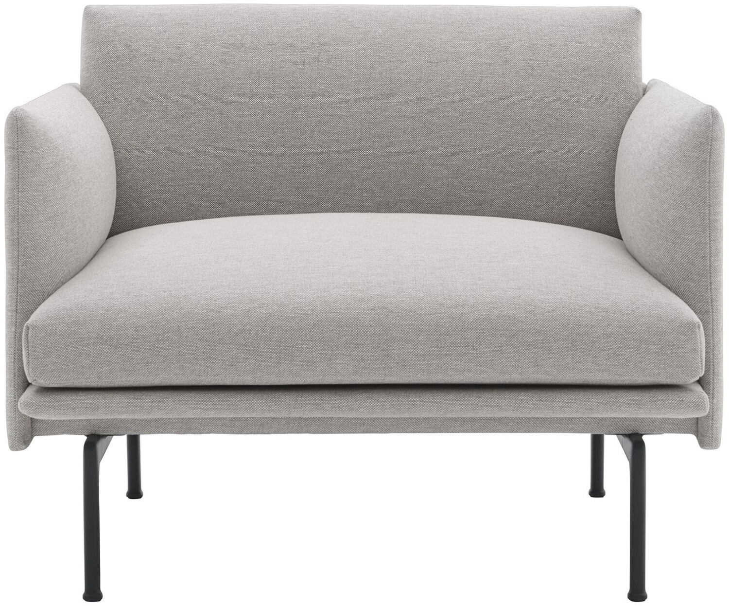Muuto Outline Chair Clay grey/black