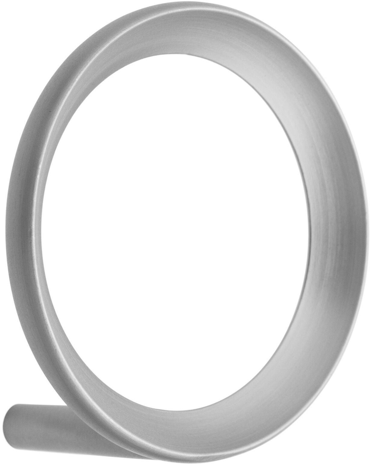 Normann Copenhagen Loop wall hook M brushed zinc zinc Ø 78cm brushed zinc Ø 78cm