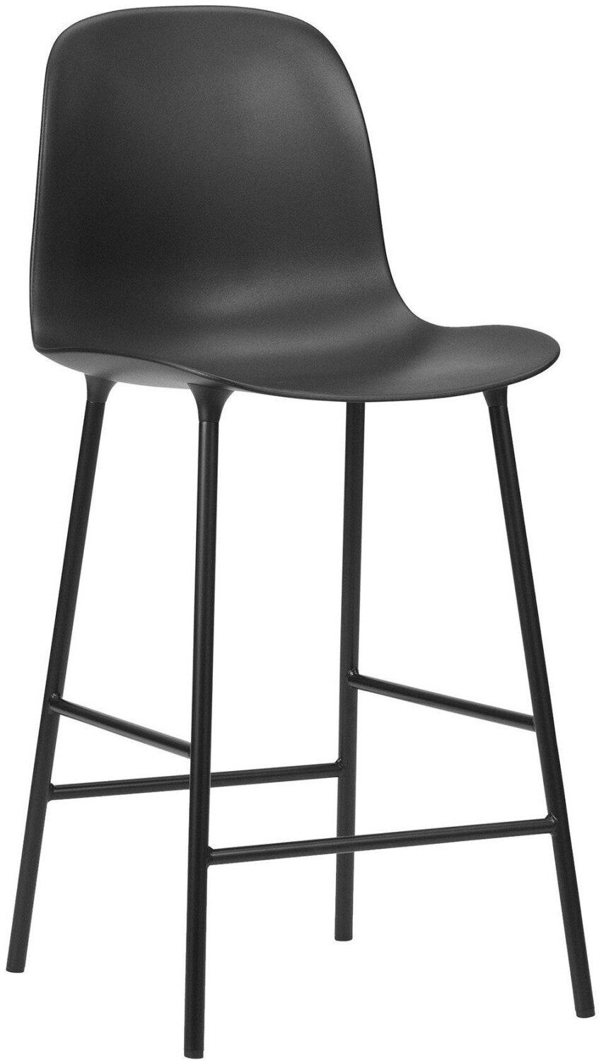 Normann Copenhagen Form bar chair 65cm black lacquered black lacquered
