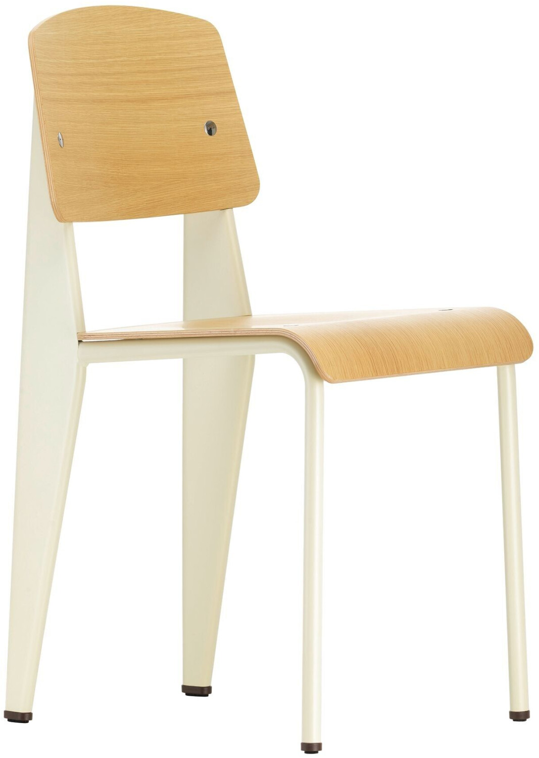 Vitra Standard chair in natural oak, powder-coated in ecru natural oak