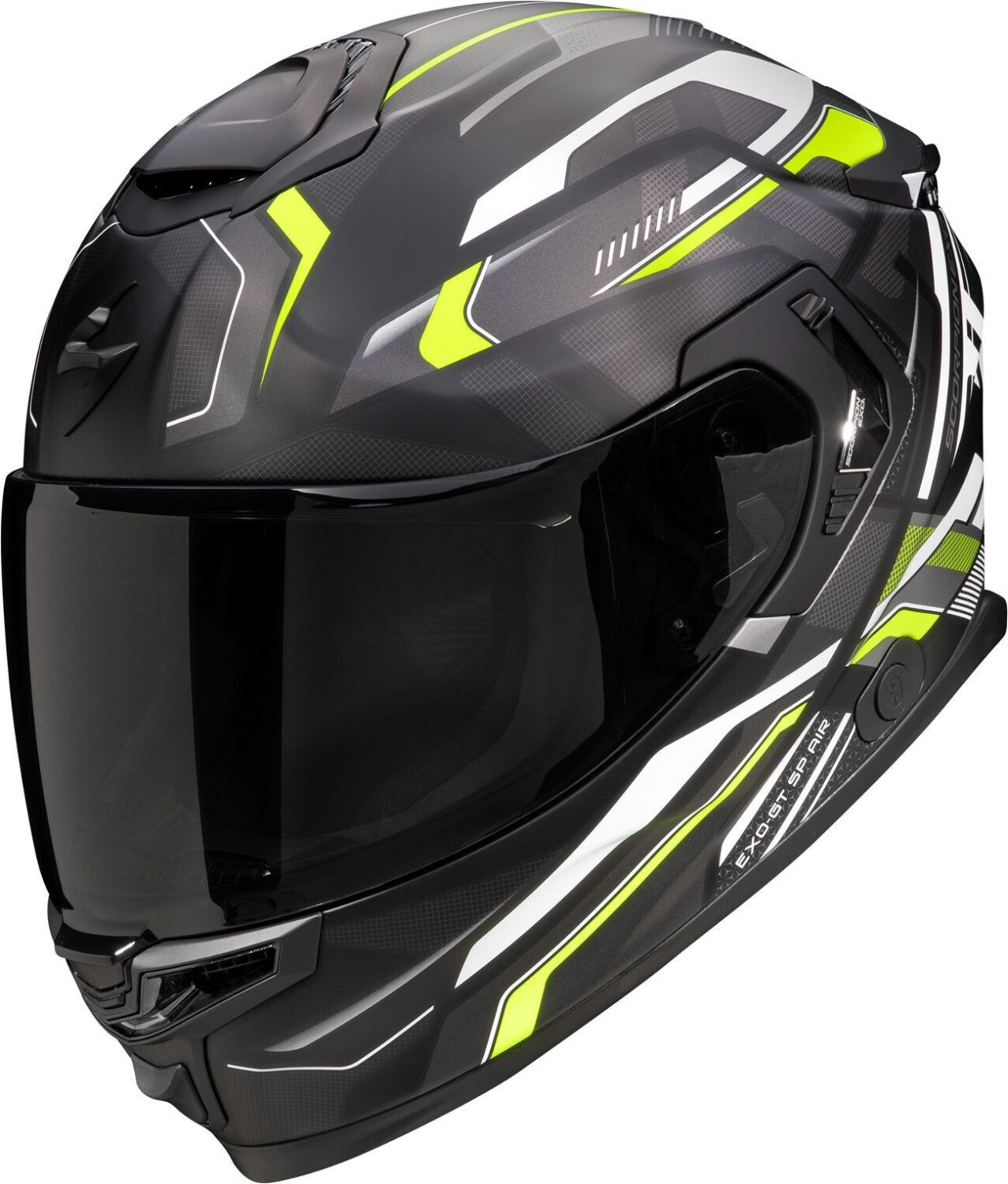 Scorpion EXO-GT SP Air Augusta mat noir/gris/jaune fluo