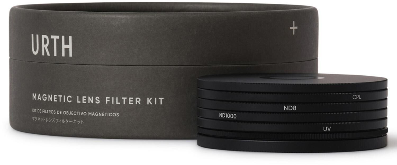 Urth The Magnetic Essentials Filter Kit Plus+ (UV/CPL/ND8/ND1000) 72mm