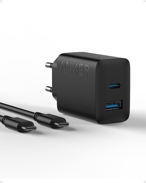 Anker 2xUSB-C Ladegerät 20W Schwarz