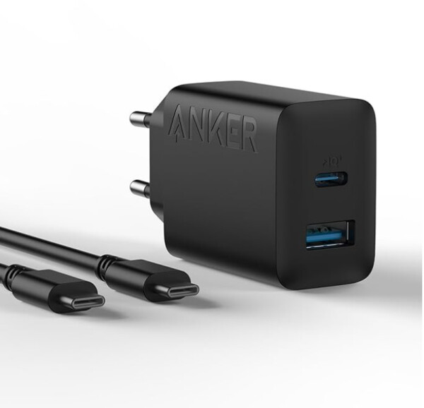 Anker 2xUSB-C Ladegerät 20W Schwarz, Bild 3