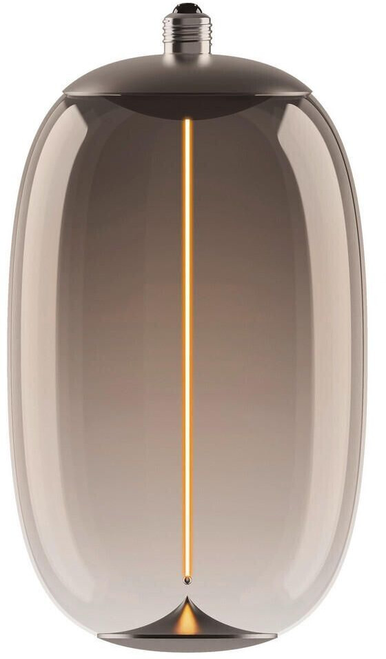 Osram E27 Vintage Lamp 1906 Big Elipse Oval Magnetic Smoke 4W like 12W extra warm white light