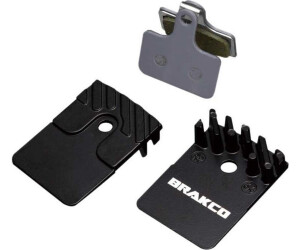 Brakco Shimano 2p Flat Mount 105 Grx Ultegra Sintered Disc Brake Pads silver