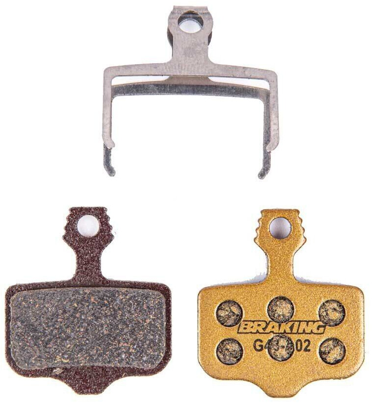 Braking Incas/avid Elixir/sram Level T-tl Carbon-metallic Disc Brake Pads Golden