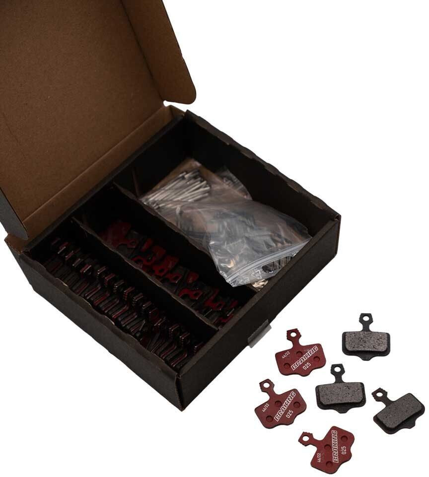 Braking Race Pro Tour Sram Red Etap Axs/force Etap Axs Sintered Disc Brake Pads 25 Pairs Braun