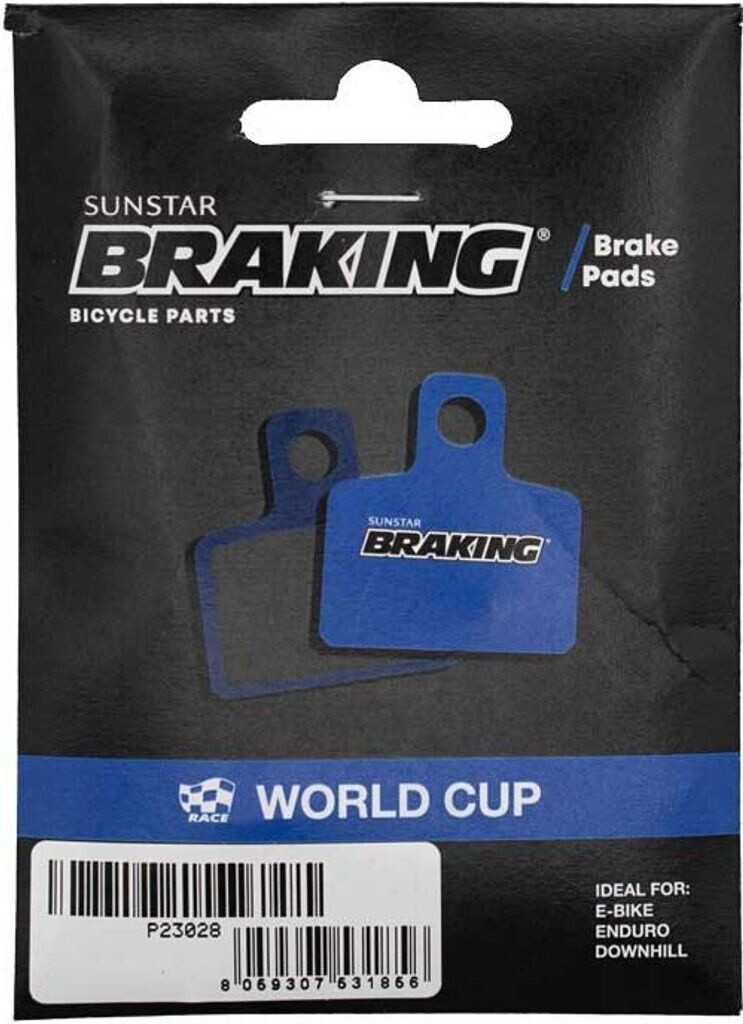 Braking Race World Cup Hope V4 Sintered Disc Brake Pads Durchsichtig