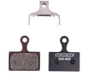 Braking Shimano Dura Ace/ultegra Organic Disc Brake Pads 20 Pairs silver