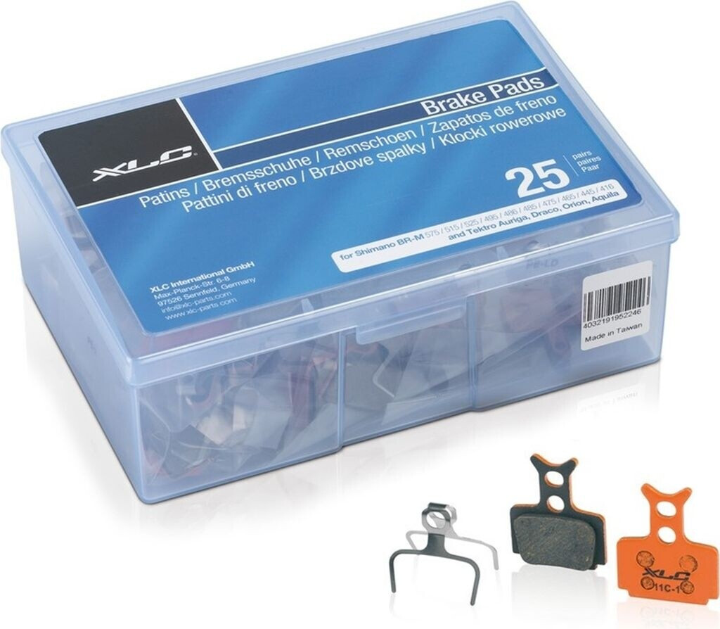 XLC Disc Brake Pads Formula Mega One 25 Pairs Orange,Grau
