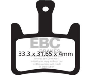 EBC Mtb Cfa620hh Hayes Prime/pro And Expert 2012 Wet Riding Disc Brake Pads Durchsichtig