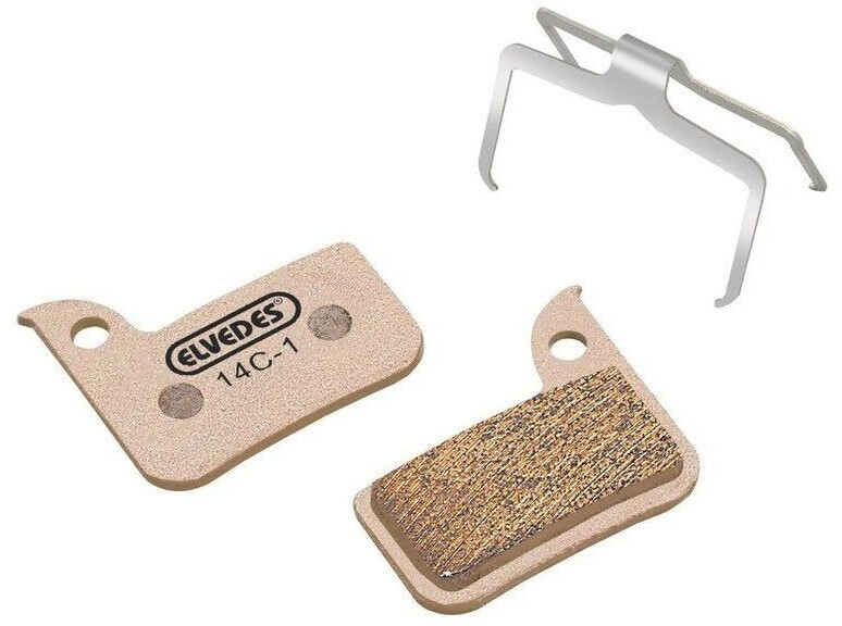 Elvedes Sram Red Road Sintered Disc Brake Pads 25 Pairs Golden