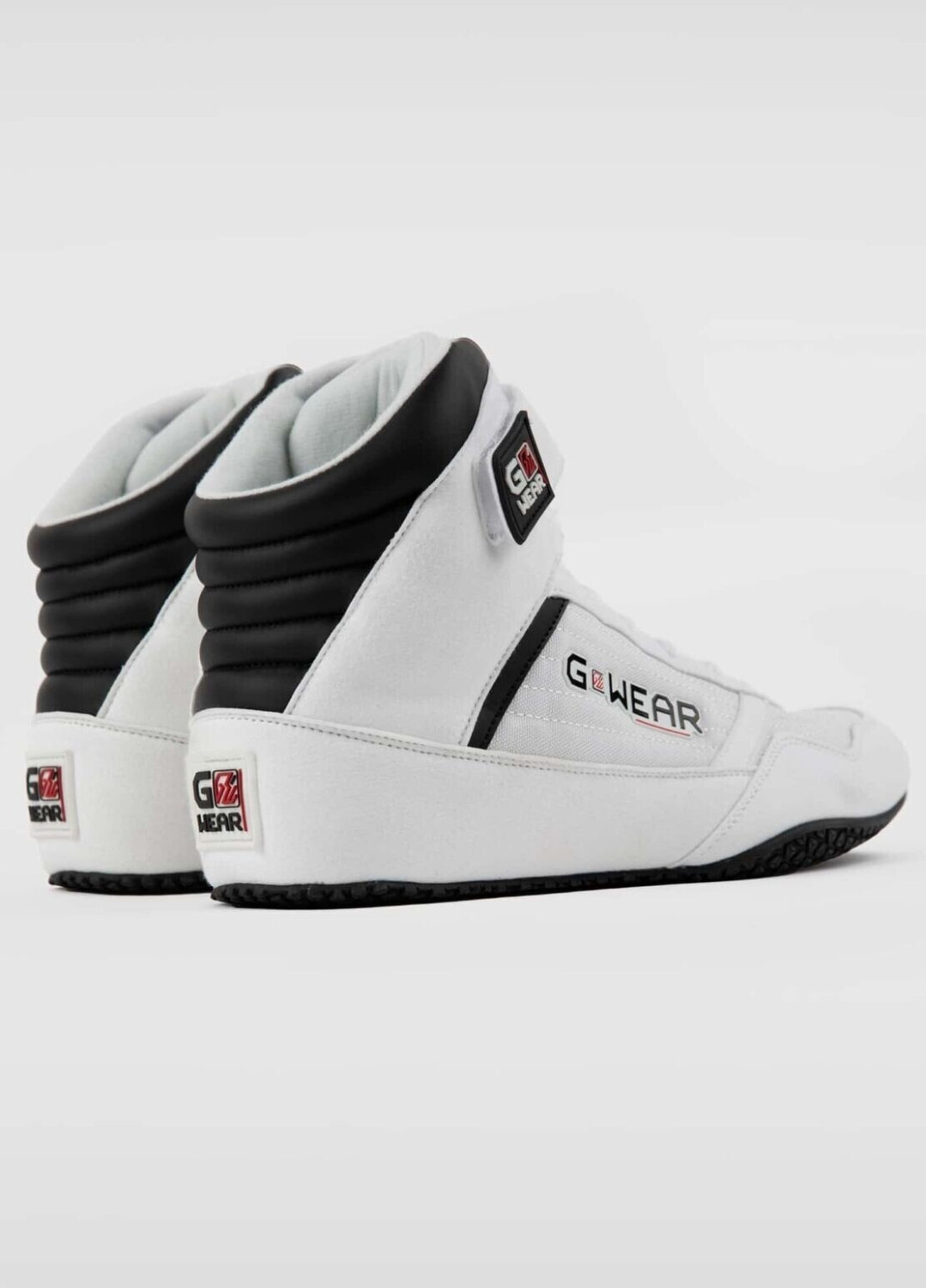 Gorilla Wear Classic High Tops white black red