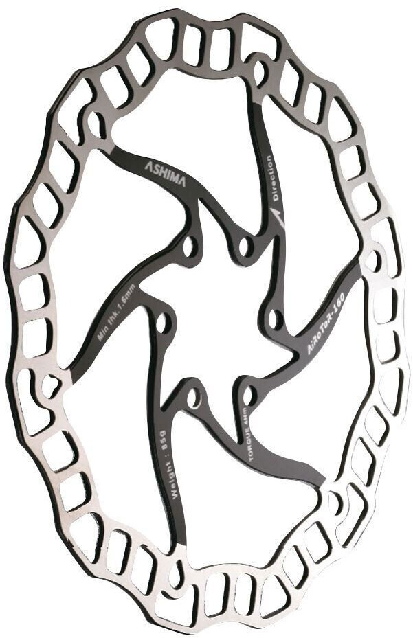 Ashima Aro 08 Ultralight 6b Brake Disc silver 203 mm