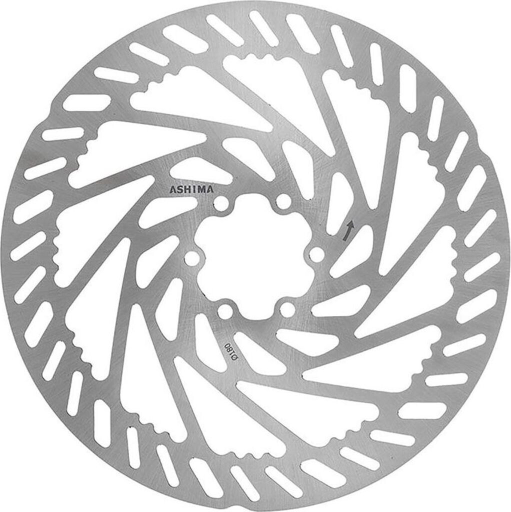 Ashima Aro 27 6b 2 Mm E-bike Brake Disc silver 203 mm