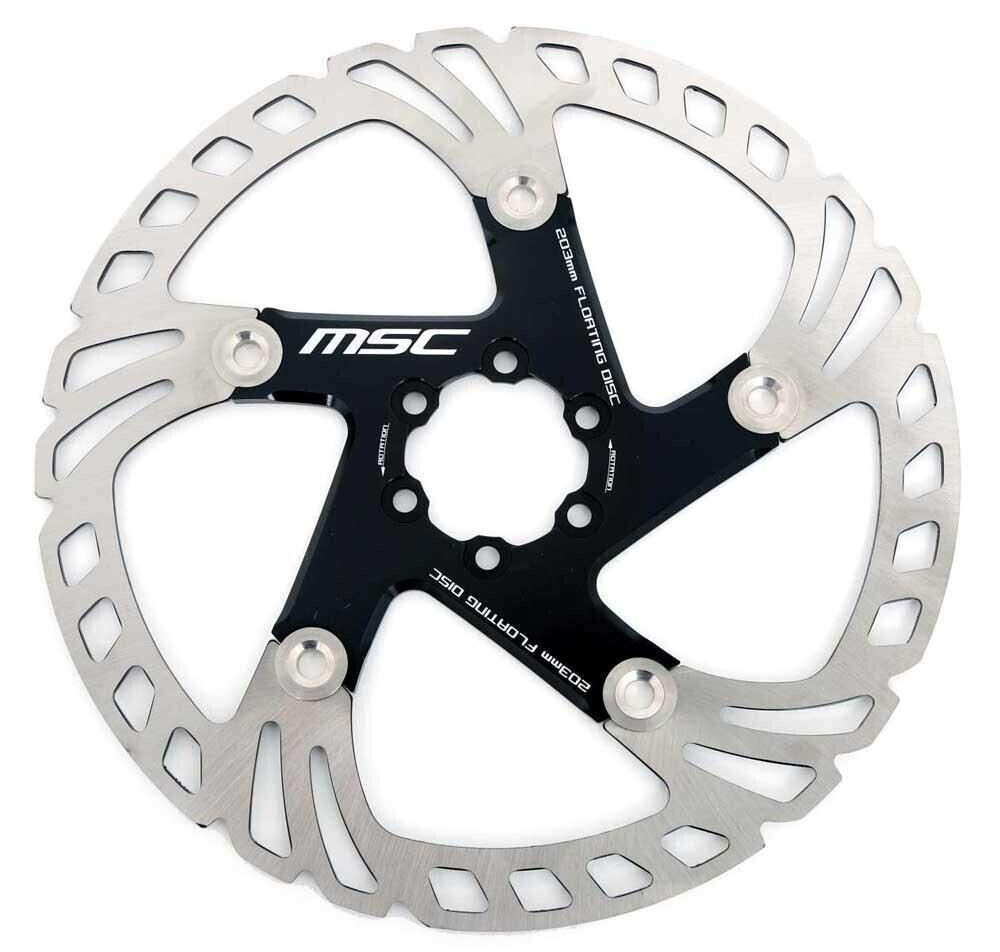 MSC Bikes Rotor Al 7075 Brake Disc silver 160 mm