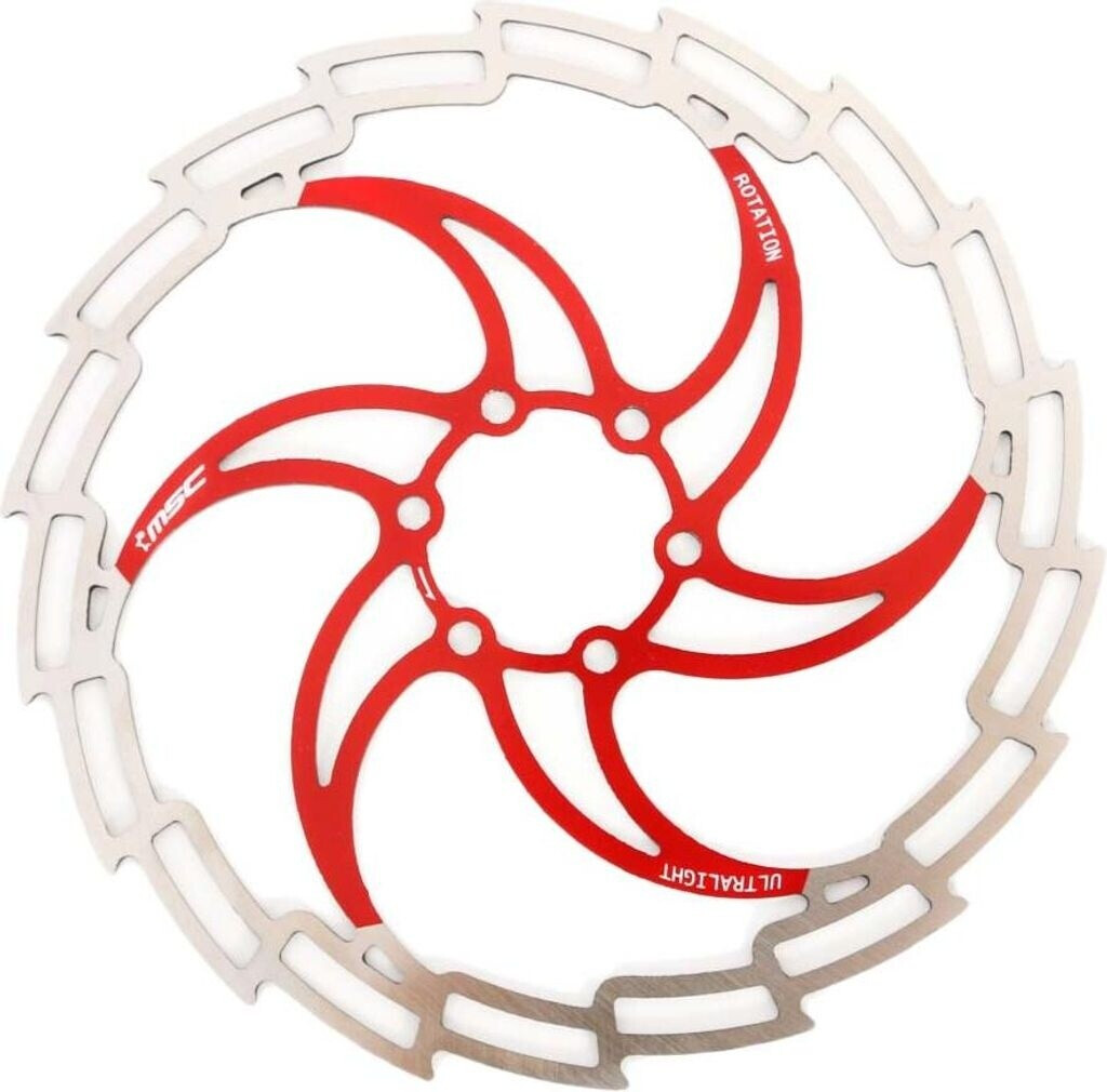 MSC Bikes Ult Rotor Steel Brake Disc 180x1.8 Mm Rot,silver 180 x 18 mm