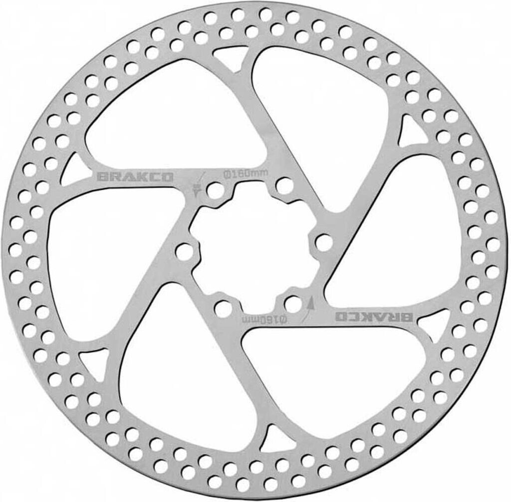 Clarks Disco Freno Wavey 160 Mm – Rotore Bici In Acciaio Inox, 6 Bulloni, Potente Frenata