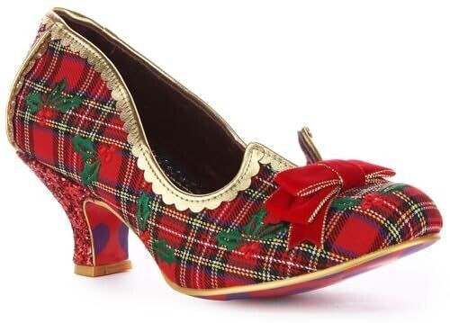 Irregular Choice Christmas Cookie Pumps red