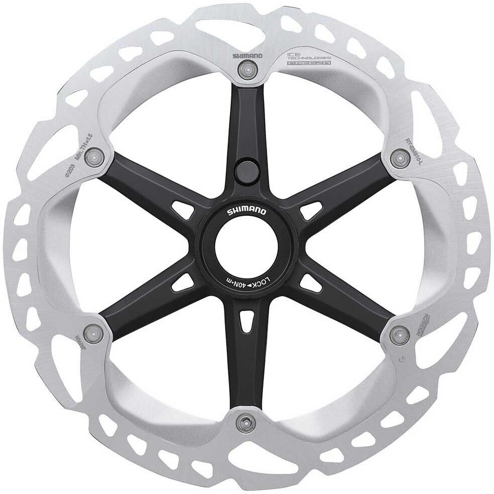 Shimano Ice Tech Freeza Rt-em810 Cl Internal Brake Disc silver 180 mm