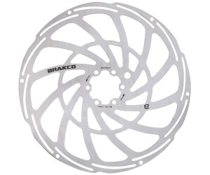 Brakco Xsc 6b Reinforced E-bike 2 Mm Brake Disc silver 160 mm