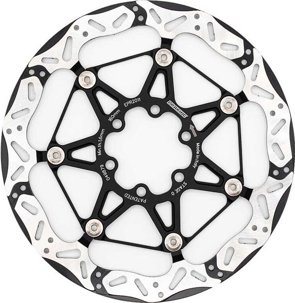 Braking Epta Stage 0 6b 1.9 Mm Brake Disc silver 180 mm