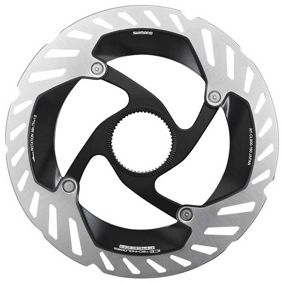 Shimano Rt-cl900 Lock Externo Brake Disc silver 203 mm