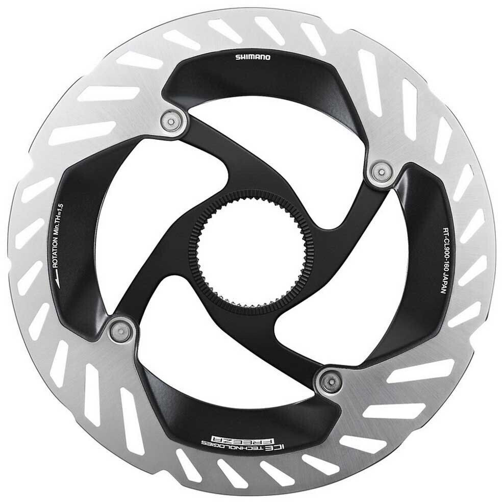 Shimano Rt-cl900 Lock Interno Brake Disc silver 203 mm
