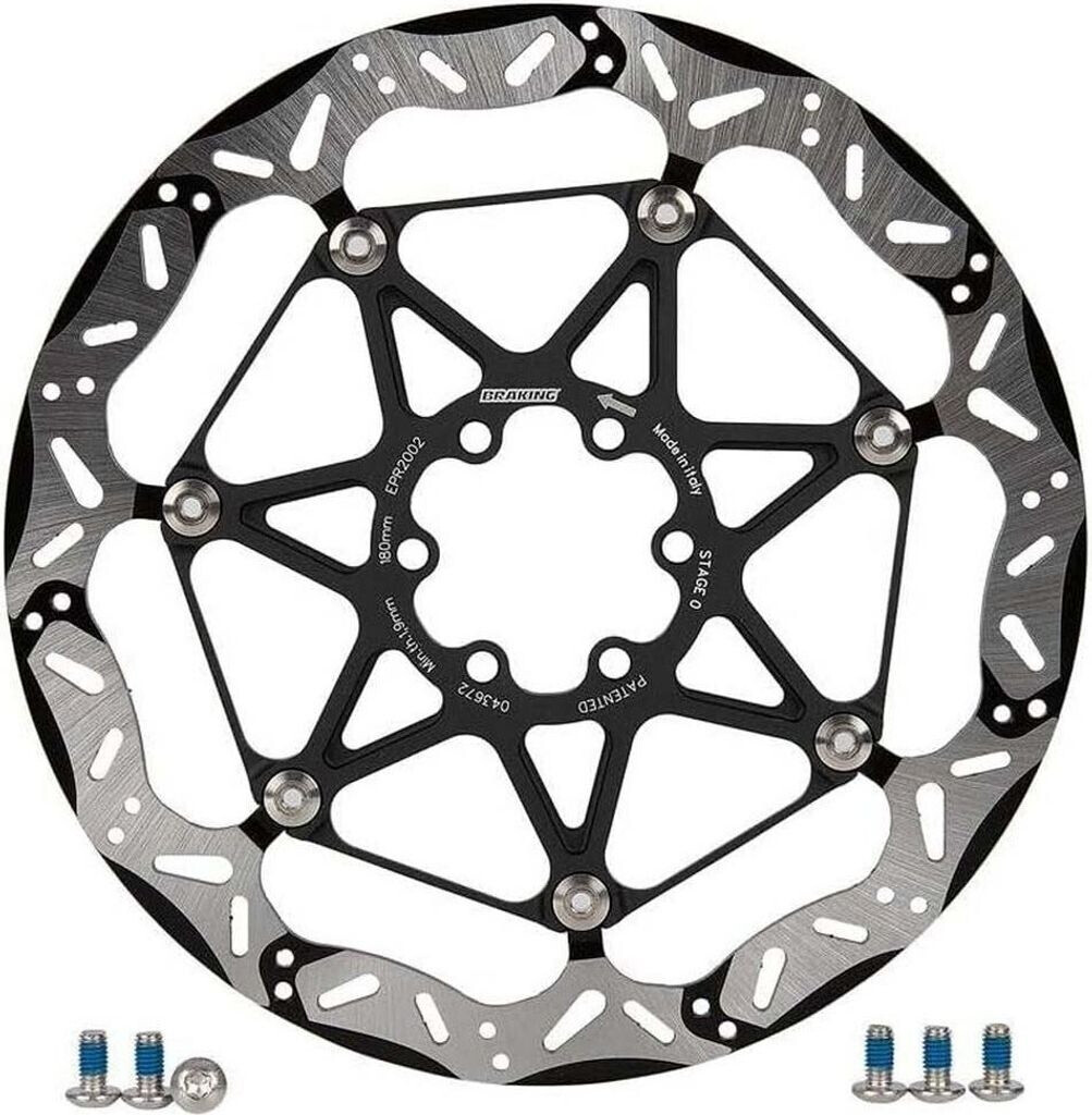 Braking Wave Stage 0 Th 2.2 Mm Brake Disc silver 180 mm