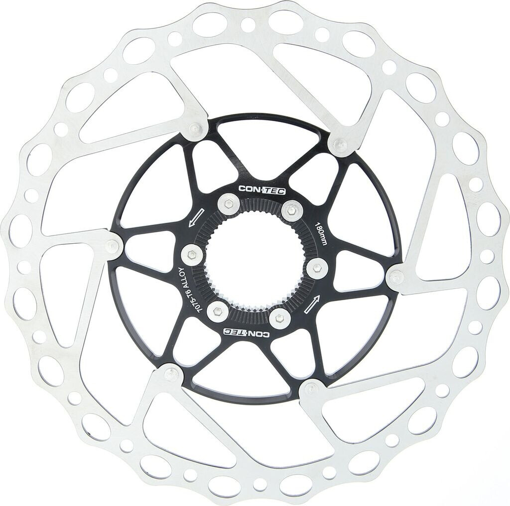 CON-TEC Cdr-cl Center Lock Brake Disc silver 180 mm