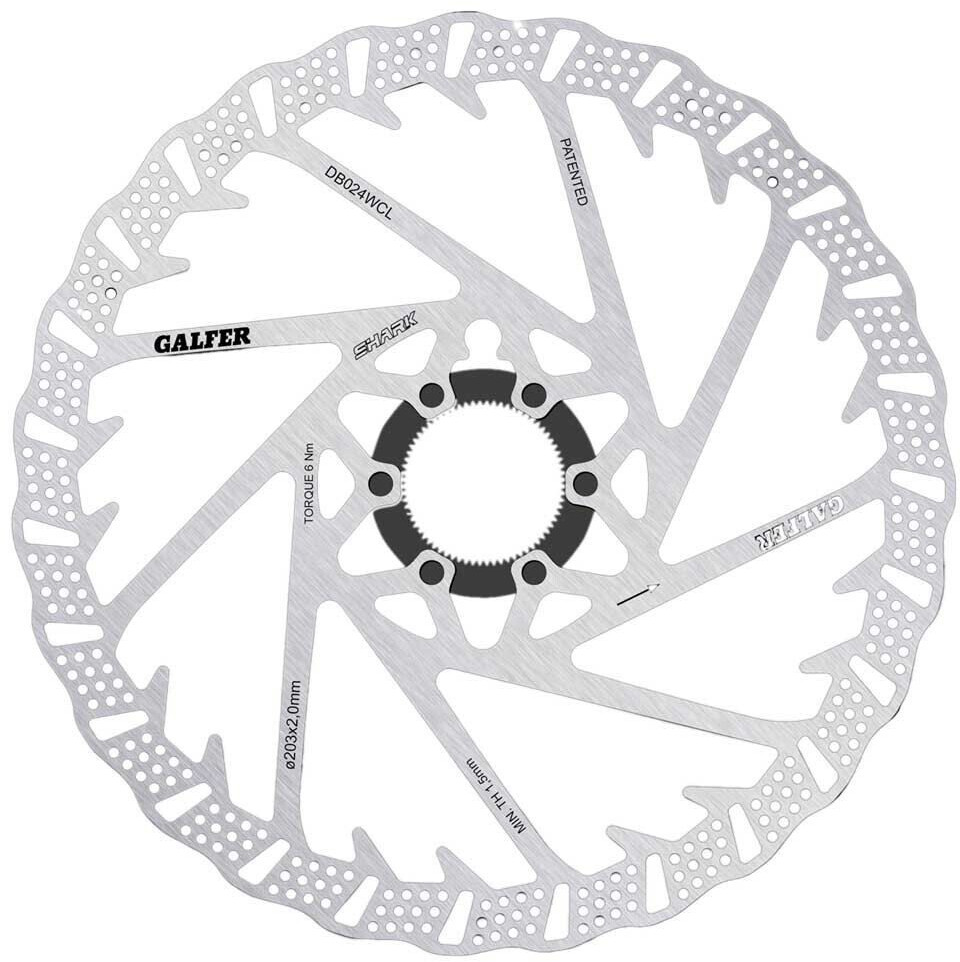 Galfer Db024wcl Center-lock System Brake Disc silver 203x2.0mm