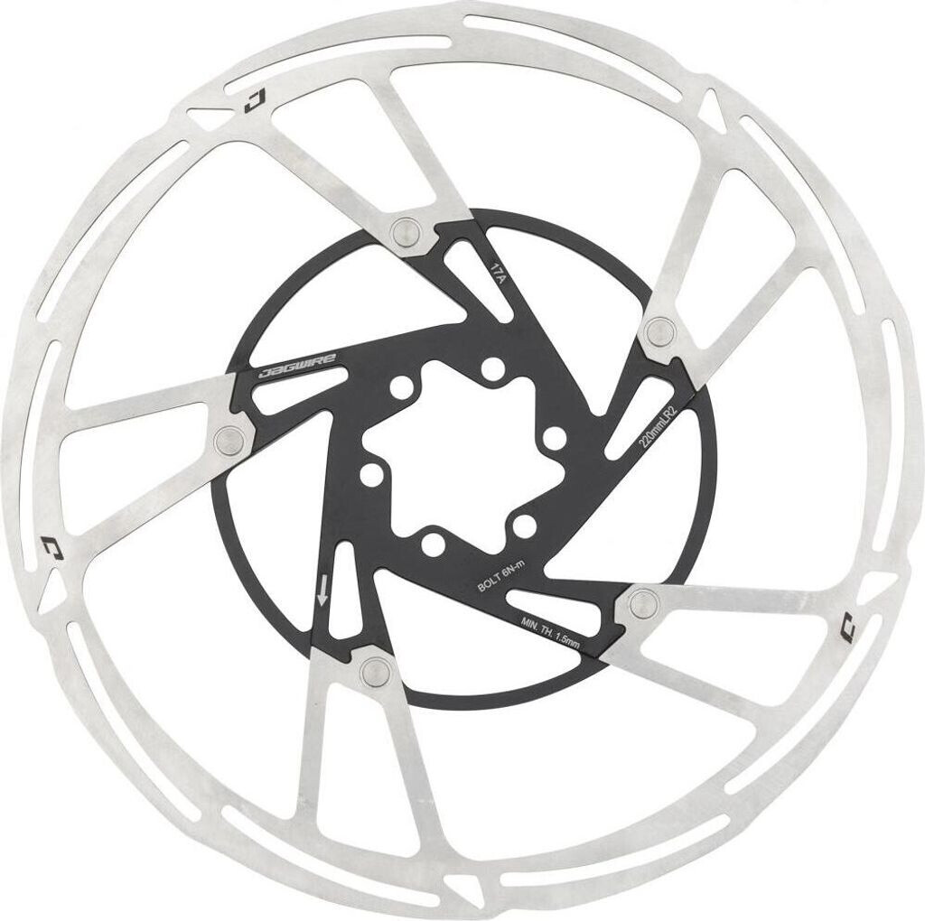 Jagwire Pro Lr2 6b Brake Disc silver 220 mm