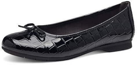 Jana Shoes Ballerinas with Bow Vegan black