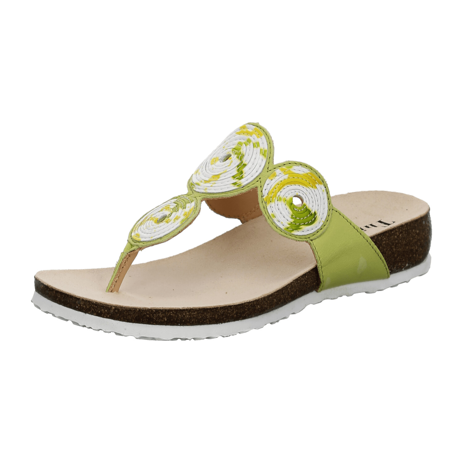 Think Julia sustainable flip-flops limone kombi 6000