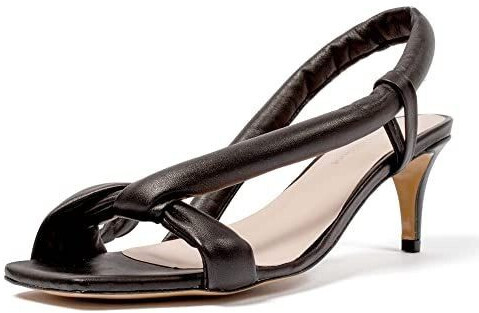 L37 Heeled Sandals MORNING DEW black