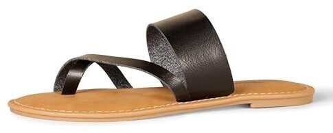 Amazon Essentials Flip-Flop Sandal with One Strap black