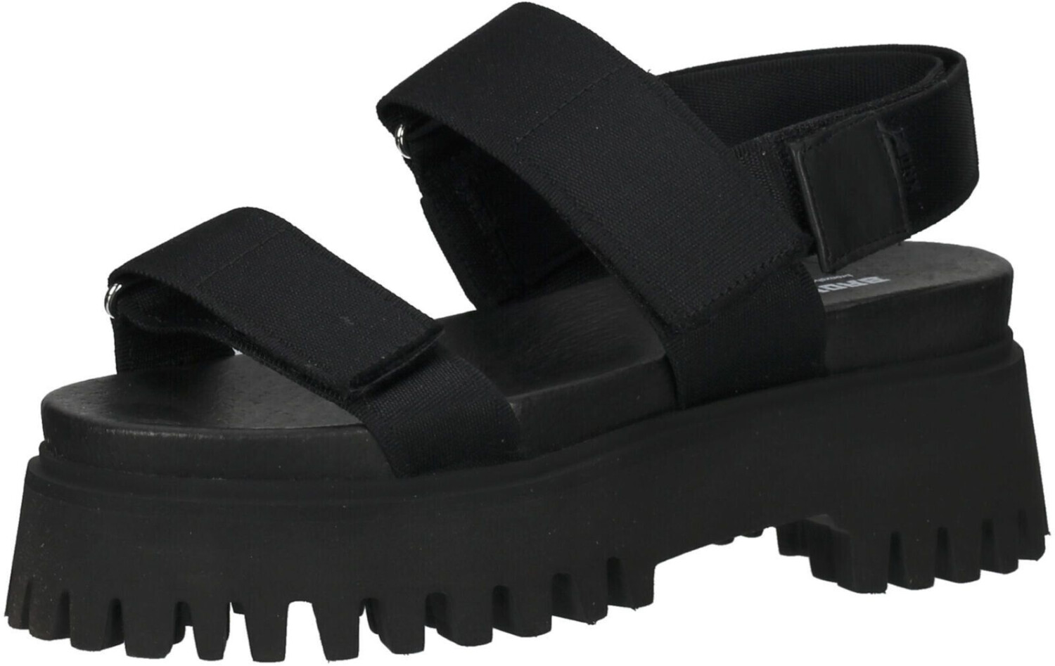 Bronx Groovy platform sandalette 84927-N 01 black