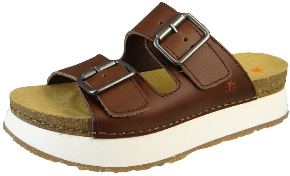 Art Mykonos Sandal with Heel brown